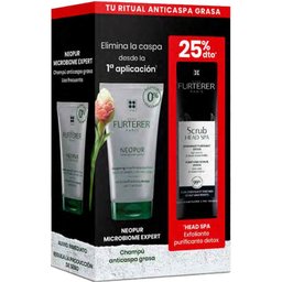 Neopur Champú Caspa Grasa 150ml + Head Spa Scrub Exfoliante 150ml