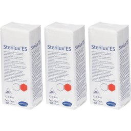Stérilux® ES Compresses de gaze hydrophiles 8 Plis 5 x 5 cm