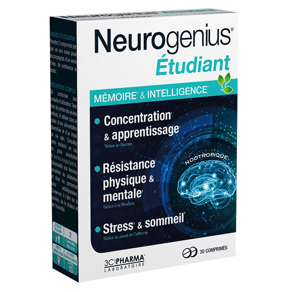 Neurogenius Étudiant 30 comprimés