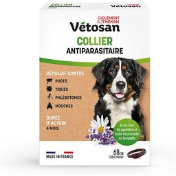 Clement Thekan Collier Antiparasitaire Origine Végétale Chien