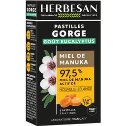 Pastilles Gorge Miel de Manuka IAA 10+