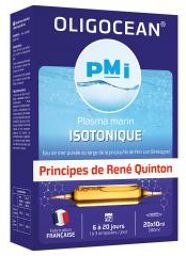Plasma Marin Isotonique 20 Ampoules - Boîte 20 ampoules de 10 ml
