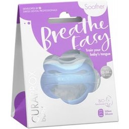Baby Breath Easy Chupeta Silicone T2 Azul 1 Unidade