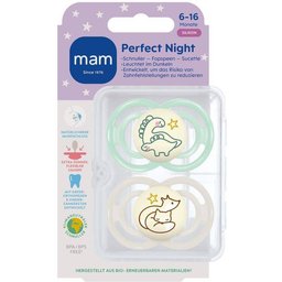 Perfect Night tétine silicone unisexe 6-16 mois