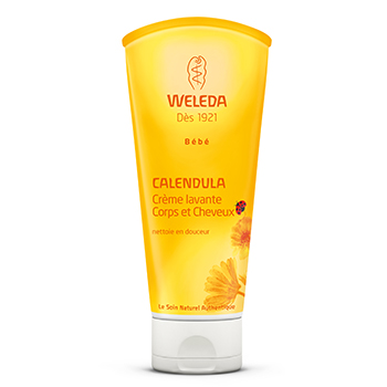 Baby - Crème lavante corps & cheveux bébé bio au Calendula 200ml