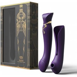 Queen Set Pulse Wave Clit Stim Pourpre