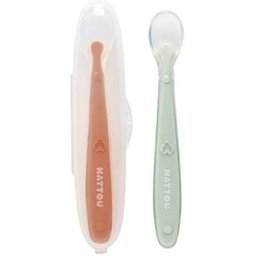 Colheres Silicone 2uds + Caixa