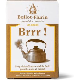 Les Grogs Brrr! Grog Réchauffant au Miel de Forêt, Propolis Noire et Cajeput