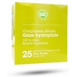 Marca Verde Compresas Absorbentes 10x10cm Bolsa 10x2uds
