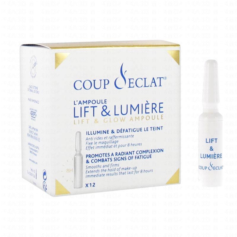 COUP D'ECLAT lifting et lumière du teint 12 ampoules