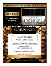 Mystérieux Mille et Un Jours Émulsion de Jour Anti-Âge Global 30 ml + Mystérieuses Mille et Une Nuits Crème de Nuit Anti-Âge Global 10 ml Offert - Lot