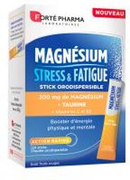 Magnésium 300 mg Stress & Fatigue 20 Sticks Orodispersibles - Boîte