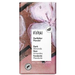 Chocolat Noir 55% con Almendras Bio 100g