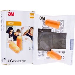 3M Bouchons d’oreilles Anti-Bruit en mousse polyuréthane 2 paires