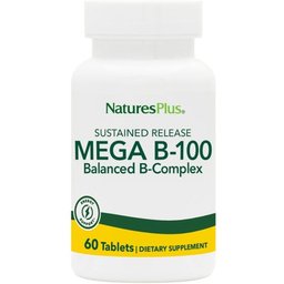Nature's Plus Mega B-100 100mg 60comp