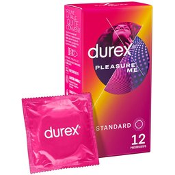 Préservatifs Pleasure Me - 12 Préservatifs Perlés et Nervurés