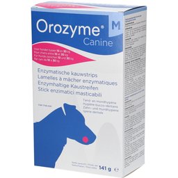 Orozyme® Canine M Lamelle à mâcher enzymatiques Chien 10-30 kg