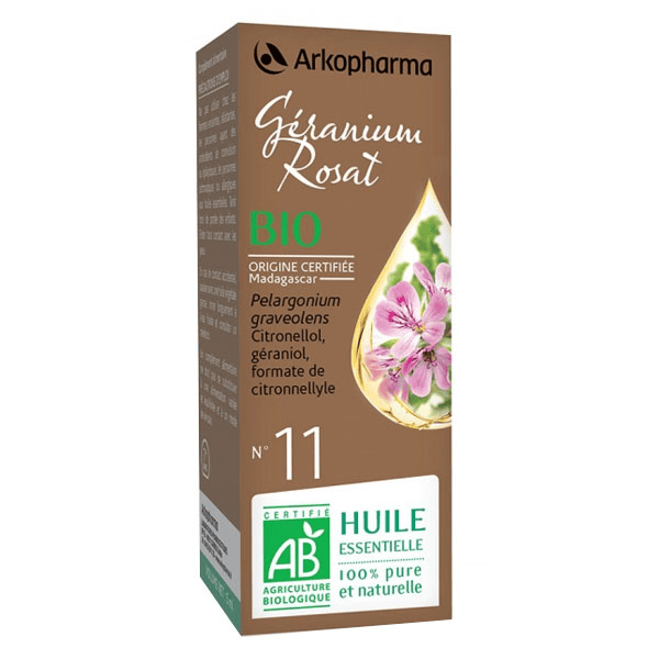 Huile Essentielle Bio Géranium Rosat N°11 5ml