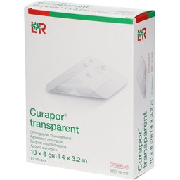 Curapor® Transparent Stérile 8 x 10 cm