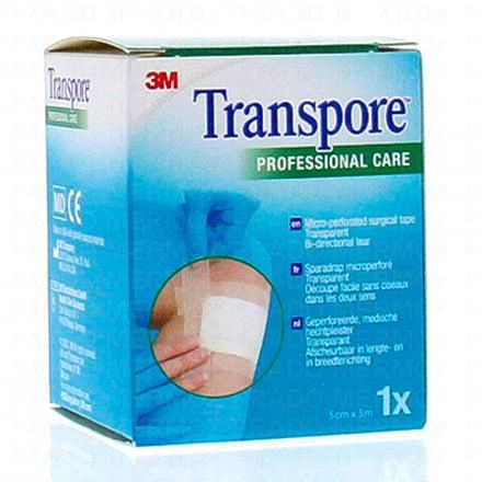 Transpore - Sparadra micro performé transparent 5cmx5m 5cm x 5cm