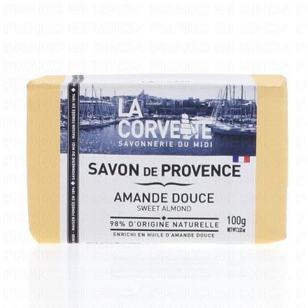 LA CORVETTE Savon de Provence en pain amande douce 100g