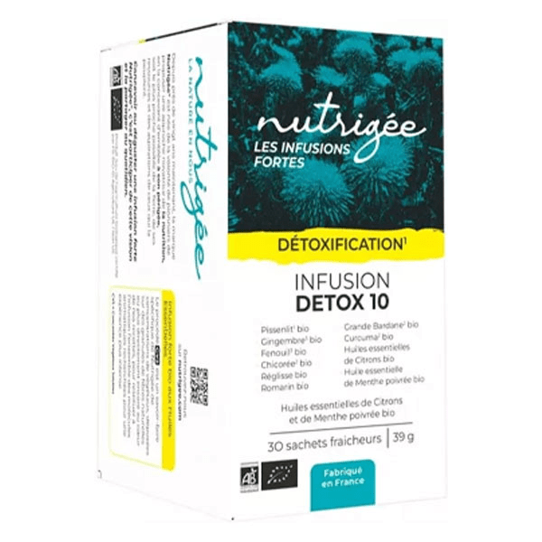 Infusion Détox 10 Plantes Bio 30 sachets