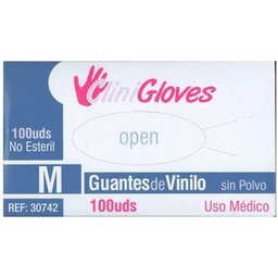 Gants en vinyle sans poudre Taille M 100 U