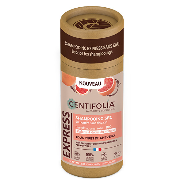 Express Shampoing Sec en Poudre Pamplemousse Rose Bio 50g