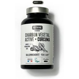 Charbon Végétal Activé Curcuma 120 Gélules