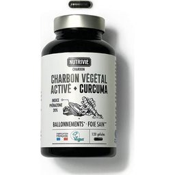 Charbon Végétal Activé Curcuma 120 Gélules