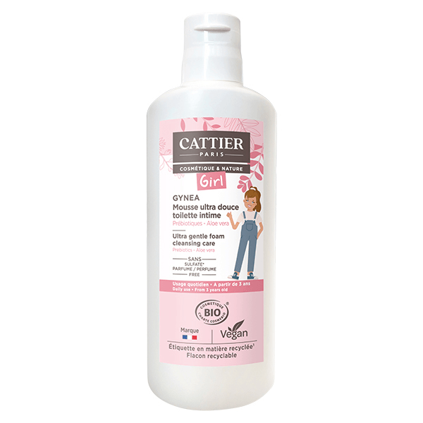 Gynéa Girl Mousse Ultra Douce Toilette Intime Bio 150ml