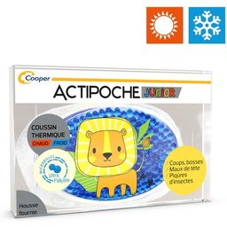 Junior Coussin Thermique Microbilles Lion