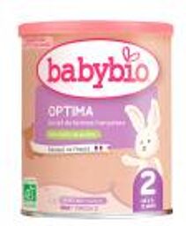 Optima 2 de 6 à 12 Mois au Lait de Vache Français Bio 400 g - Boîte 400 g
