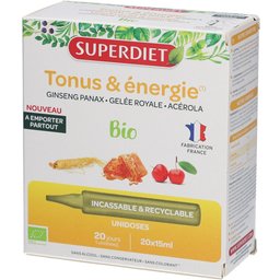 Ginseng Gelée Royale Acérola BIO - 20 Unidoses de 15 ml
