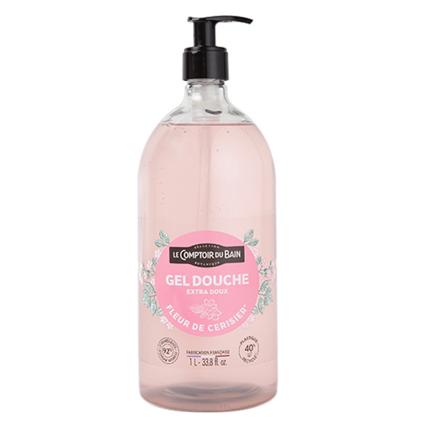 - Gel Douche Extra Doux Fleur De Cerisier Flacon 1L