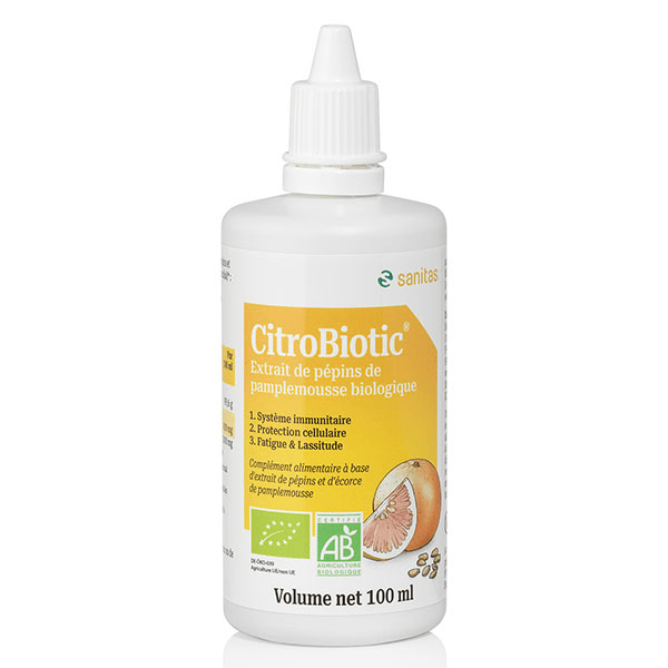 Citrobiotic Extrait de Pépins de Pamplemousse Bio 100ml