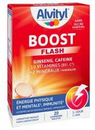 Boost Ginseng et Caféine Goût Orange 20 Comprimés Effervescents - Boîte 20 comprimés effervescents