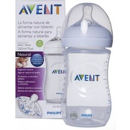 Avent Natural flacon bleu 260ml