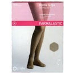 Bas Long Dentelle (A-F) Compression Normale T-Reina Cappuccino