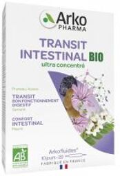 Arkofluides Arkofl Transit Bio - Boîte 20 ampoules de 10 ml