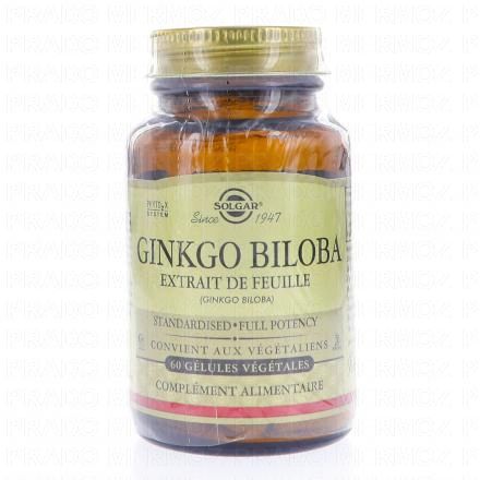 Ginkgo biloba 60 gélules
