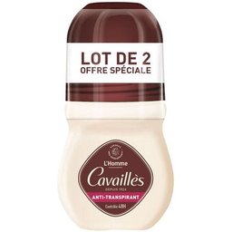 Cavaillès Homme Anti-Transpirant 48H Roll-On 2X50ml