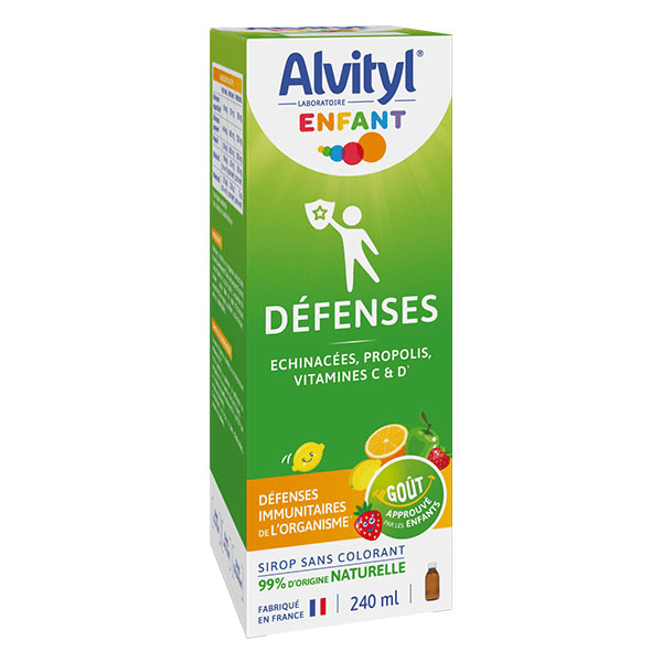 -Défenses Sirop Echinacées, Propolis, Vitamines C & D dès 3 ans 240 ml