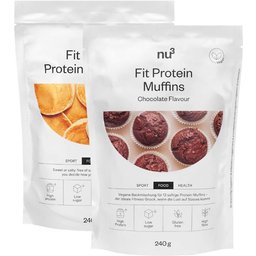 Fit Pancakes + Fit Muffins chocolat