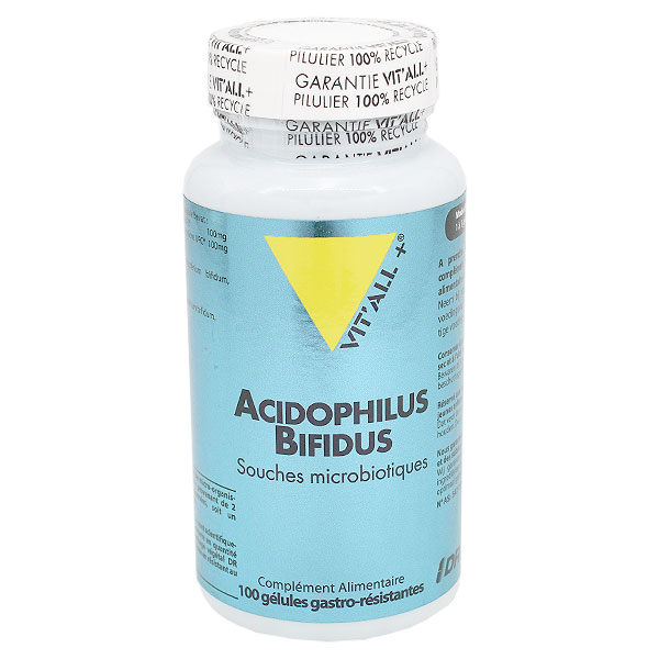 Acidophilus Bifidus 100 gélules gastro-résistantes