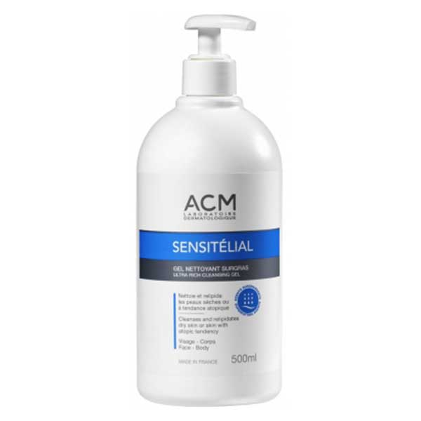 Sensitélial Gel Nettoyant Surgras 500ml