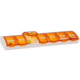 Anabox® 1x7 Doseur de comprimés orange