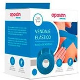 Bandage Élastique Dynamique Couleur Bleu 5mx5cm