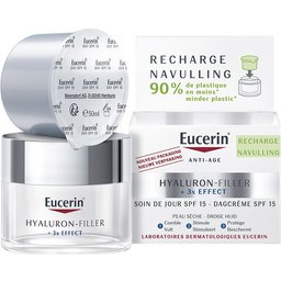 Eucerin® Anti-Age Recharge Hyualuron-Filler + 3 x Effet Soin de jour Spf15