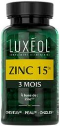 Luxéol Gélules Zinc 15 - Pilulier